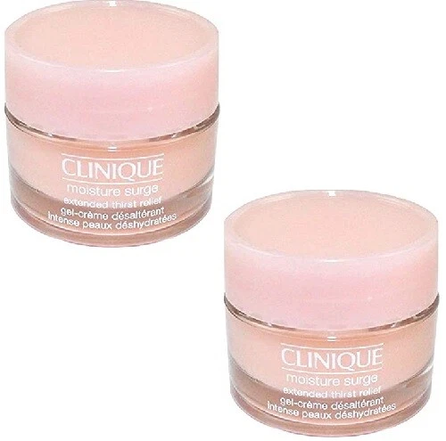 Clinique Moisture Surge Extended Thirst Relief,15 ml each X 2 Travel Size NEW - Image 1 of 1