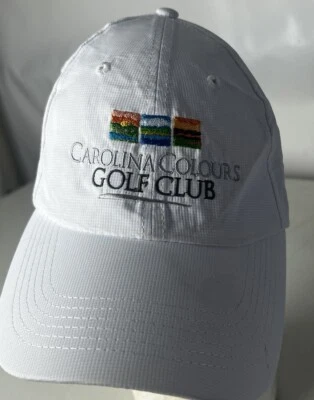 Carolina Colors Golf Club Hat Cap Adjustable Performance New Bern N.C. Logo - Image 1 of 3
