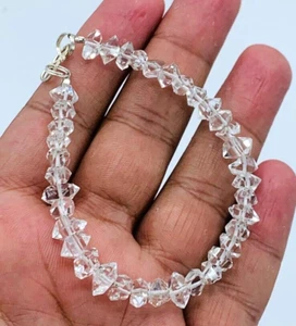 10 Gramm Roh Herkimer Diamant Quarz Kristalle Perlen Armband Heilkristall Stein - Bild 1 von 4