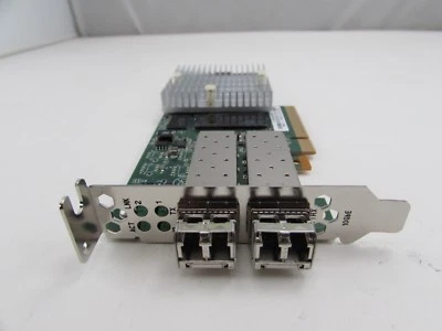 QLogic QLE3242-SR Dual SFP+ 10Gbps PCIe x8 Low Profile Network Adapter + GBICs - Image 1 of 4