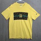 Fila Shirt Mens Extra Large Short Sleeve Pullover Graphic Yellow Cotton Urban