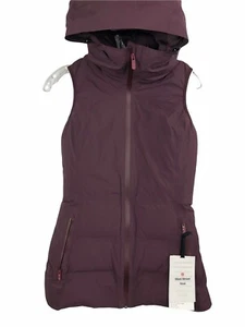 NEW Lululemon Sleet Street Vest Sz 2 Cassis Wine 600 Fill Goose Down Waterproof - Picture 1 of 11