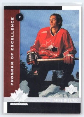 1997 Upper Deck Mike Ribeiro #417  POE, RC Rookie   Canada - Image 1 of 2
