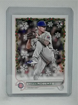 Ethan Roberts 2022 Topps Holiday Baseball - #HW92 RC - Chicago Cubs - Image 1 of 2