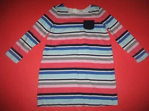 Gymboree Girls Shirt dress S (5-6) Stripes Check measurements g23 - Picture 1 of 5