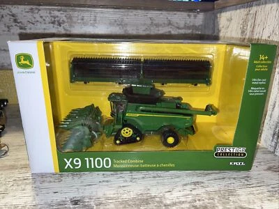 1/64th John Deere X9 1100 Combine Draper & Folding Corn Head  Prestige Tracked - Image 1 of 4