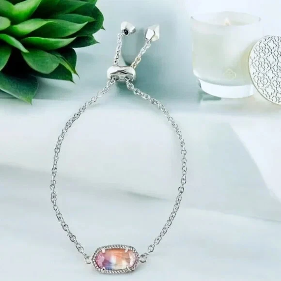 Серебряный браслет Kendra Scott Elaina Watercolor Illusion. - Изображение 1 из 4