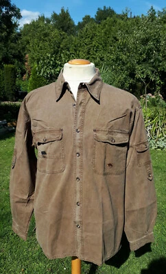 dickes Canvas BW Angler Jagd Outdoor Arbeits Hemd Jacke AUSTRALIEN Redz 79,-euro - Bild 1 von 4