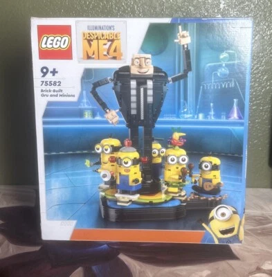 LEGO Despicable Me Gru and Minions construido en ladrillo, juguetes de película construibles para niños, G Foto 1 de 4