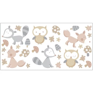 Fun4Walls Forest Friends Wall Sticker Peel Stick Removable & Reusable Wall Decor - Picture 1 of 2