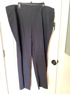 Worthington Womens Pull on Pants with Stretch Steel Gray Size 24W Bootcut NWT - Picture 1 of 5