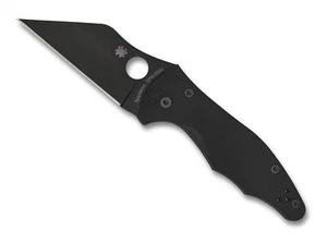 Spyderco Yojimbo 2 Folding Knife 3.2" S30V Black DLC Plain Blade, Black G10 Hand - Picture 1 of 3