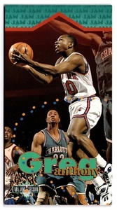1995-96 Fleer NBA Jam Session Tall Boy  #111 Greg Anthony New York Knicks  - Picture 1 of 2