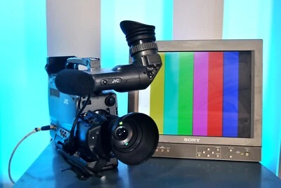 JVC GY-DV500E Professional DV Camcorder w Fujinon Lens S14 x 7.3b12 - Image 1 of 4