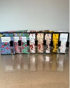 Gucci Bloom & Flora Perfume Collection For Women Sample Spray 8Pc Set Nice Gift! - Picture 1 of 10