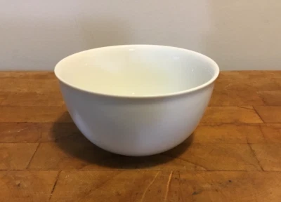 Pottery Barn GREAT WHITE TRADITIONAL Coupe Cereal Soup 5-3/4” Bowl Sri Lanka - Image 1 of 4