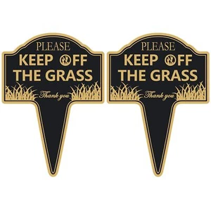 Please Stay off Grass Signs for Yard Keep off the Grass Sign with Stake for L... - Picture 1 of 7