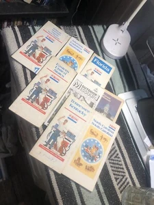 Vintage Lot Of 8 USA Gas Station Road Maps Exxon AAA MO Dept Conservation - Picture 1 of 8