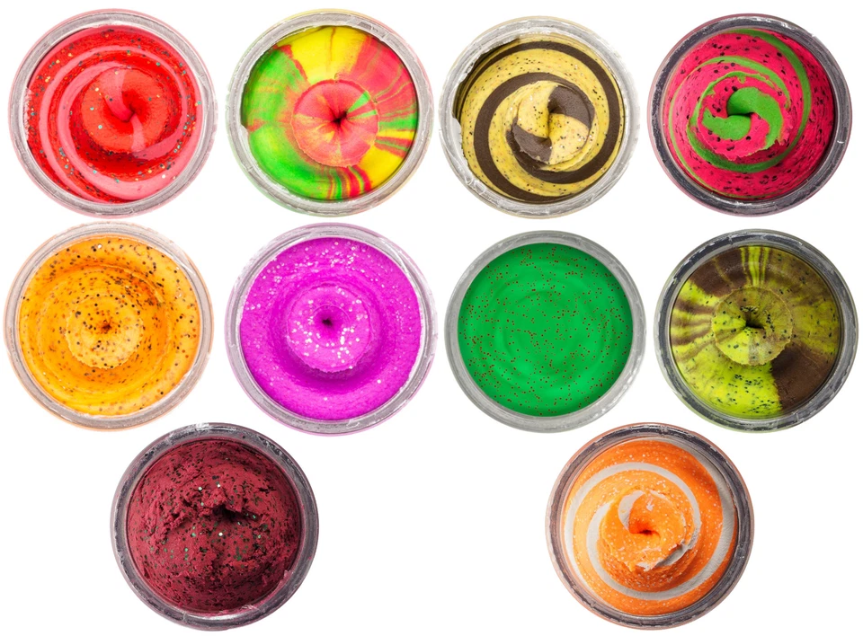 (139,80€/1kg) Berkley PowerBait Trout Bait Fruit Range- 50g Forellenteig, Paste - Bild 1 von 1