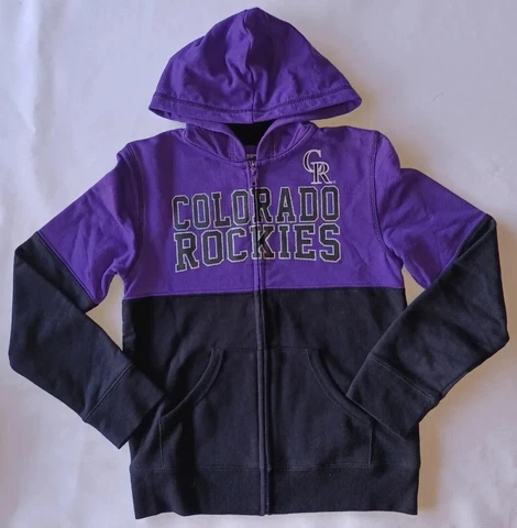 5th And Ocean MLB Colorado Rockies Girls 10/12 Zip Up Hoodie Jackets (2) Cover