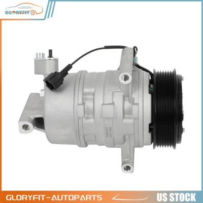 Compresor de aire acondicionado para Nissan Frontier 4,0 L 2005 2006 2007 2008 2009 Foto 1 de 4