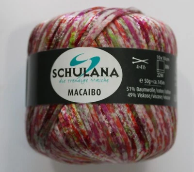 Hilo Schulana&Co. Mezcla de hilo rosa de novedad Macaibo Foto 1 de 3