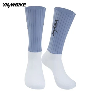 YKYWBIKE Unisex Aero Cycling Socks Aerodynamics Road Bike Racing Anti-Slip Socks - Picture 1 of 18