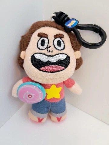 Steven Universe Surprise Plush Clip On Cartoon Network W/ Shield Keychain 4 inch Cover