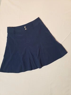 Pantalón corto Sahalie para mujer talla 6. Mini mezcla poliéster azul marino nuevo Foto 1 de 4