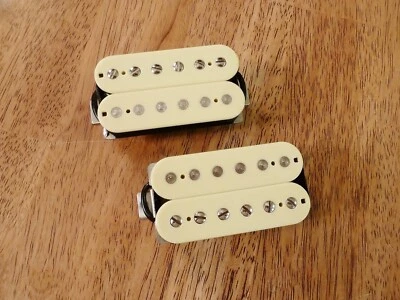 THE 70'S SATURDAY SPECIAL ALNICO 4 HUMBUCKER SET VINTAGE WHITE  4 CONDUCTOR WIRE - Image 1 of 3