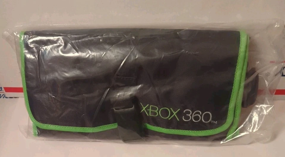 Bolsa Mensajera Xbox 360 Nylon 2007 Kelloggs Promocional Gris y Verde NUEVA Sellada Foto 1 de 2