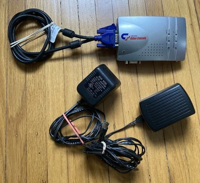 Retro PC Gaming A/V  Port Video Console Switch GrandTec GVC-1000 + PSU + Cord - Image 1 of 4