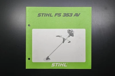 OEM Stihl 0451 315 0121 FS 353 AV Brush Cutter Owner's Manual - Image 1 of 4