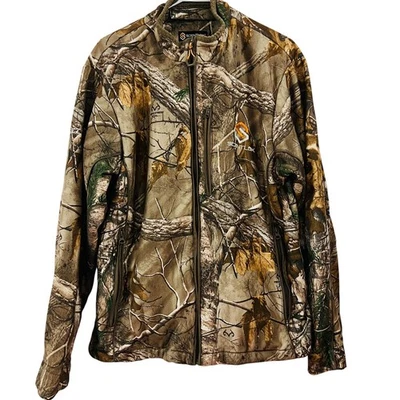 Scent Lok Realtree Camo Jacket Full Zip Large Proven Deadly Embroidered  - Image 1 of 4