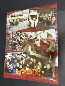 VTG Cheers TV Show Sitcom Poster 80s Wall Art ~24" x ~18" Paramount Pictures - Picture 1 of 5
