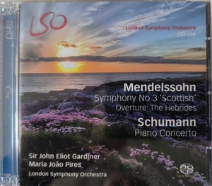 NEW SEALED 1 SACD + 1 Blu-Ray MENDELSSOHN Symphony 3 SCHUMANN PIRES GARDINER LSO - Picture 1 of 2