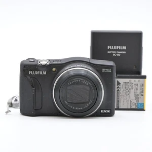 Fujifilm FinePix F750EXR Black Compact Digital Camera w/Battery, Charger, Strap - Picture 1 of 10