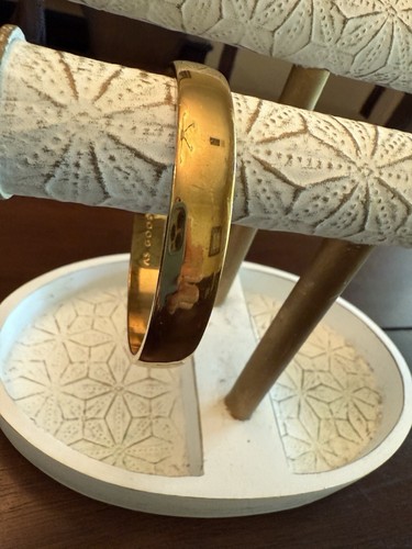 3807 Bracciale Kate Spade New York Donna Idioma 'Buono come l'oro' Placca Oro