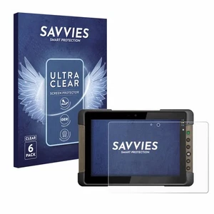 Savvies 6x Folie für Getac T800 Schutzfolie Displayschutz Display Schutz Klar - Afbeelding 1 van 11