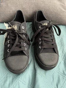 Zapatillas deportivas Goal Vegan Platform negras talla 6 nuevas sin caja - Imagen 1 de 5