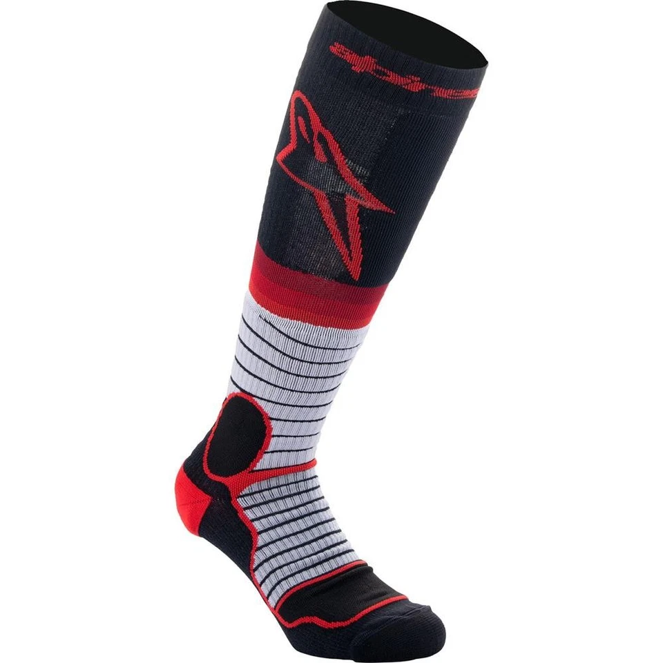 Calcetines Alpinestars Moto Motocross Off-Road MX Pro Negro/Gris/Rojo Foto 1 de 1