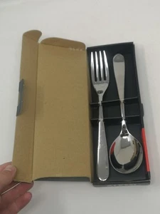 Alessi Nuovo Milano - 2 Piece Serving Set (Fork & Spoon) or (Fork x2) **Read** - Picture 1 of 156