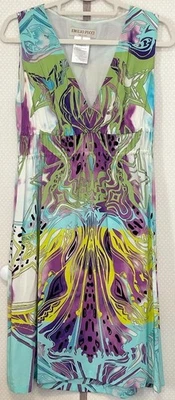 Emilio Pucci, vestido de una sola pieza, multicolor, azul, púrpura, talla... - Imagen 1 de 4