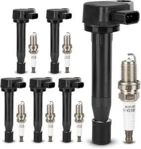 UF242 Zündspule & 4503 Doppel Iridium Zündkerze für Honda 1999-2010 Odys... - Bild 1 von 9