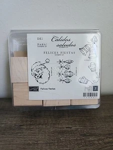  Stampin Up! Calidos Saludos 7 Stamp Set Christmas - Picture 1 of 2