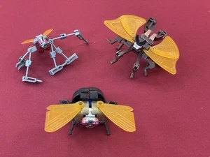 Figurines Transformers Insectes MARK SÉLECT LANSAY Robot Vintage 1986 Lot De 3 - Imagen 1 de 19