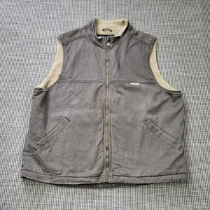 Wolverine Weste Jacke Herren XL grau Dick Canvas Sherpa gefüttert Chore Workwear - Bild 1 von 14