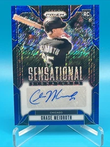 2025 Panini Prizm Sensational Signatures Blue Shimmer Auto Chase Meidroth RC /8 - Picture 1 of 2