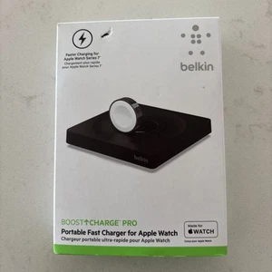 Belkin Boost Charge Pro Portable Fast Charger for Apple Watch - Black - Photo 1 sur 6