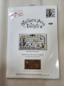 Halloween (The Moon Laughs) Cross Stitch Pattern Barbara Ana Designs - Picture 1 of 2